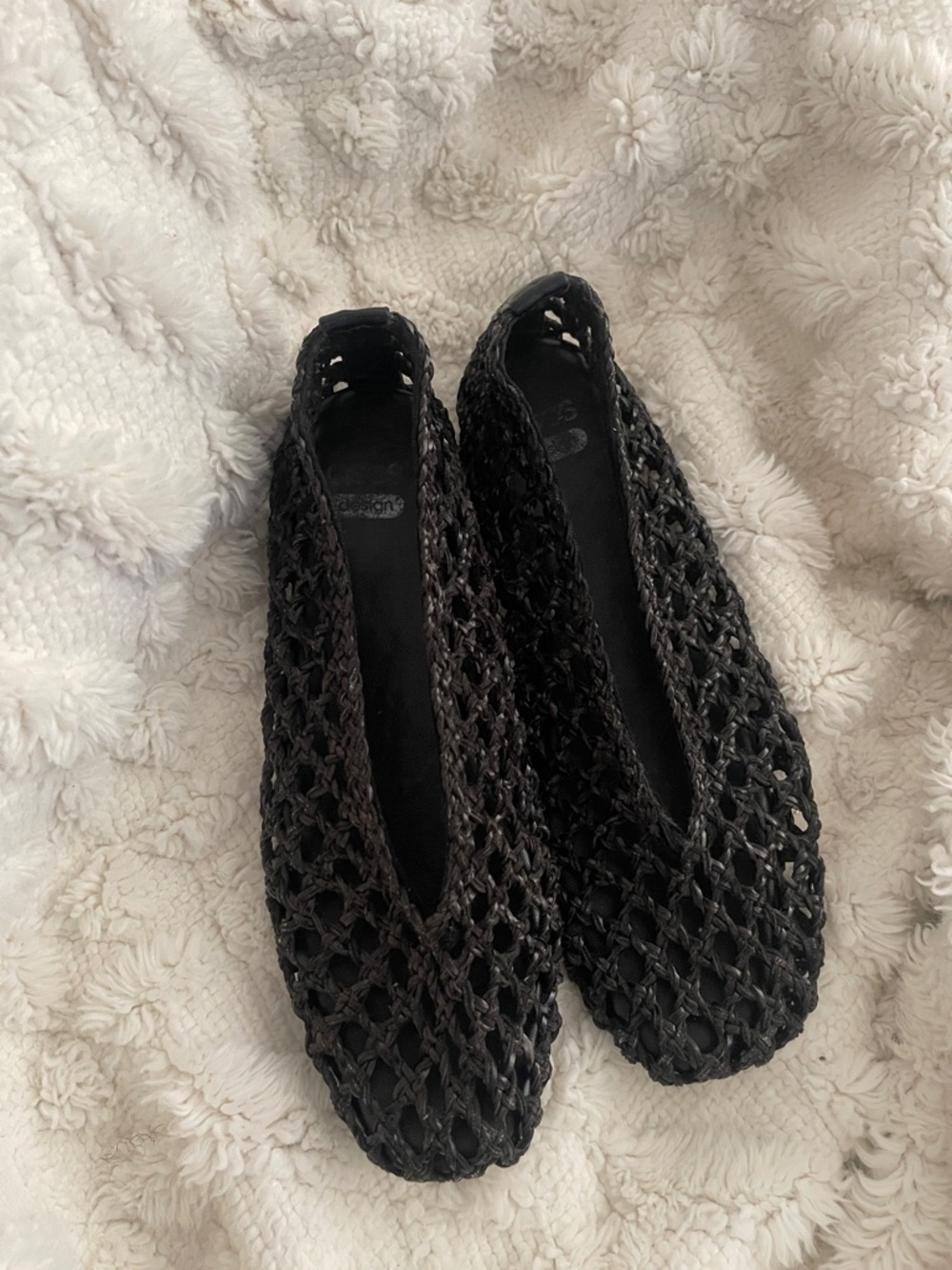 Black Weave ballet flats - Picture 3 of 4
